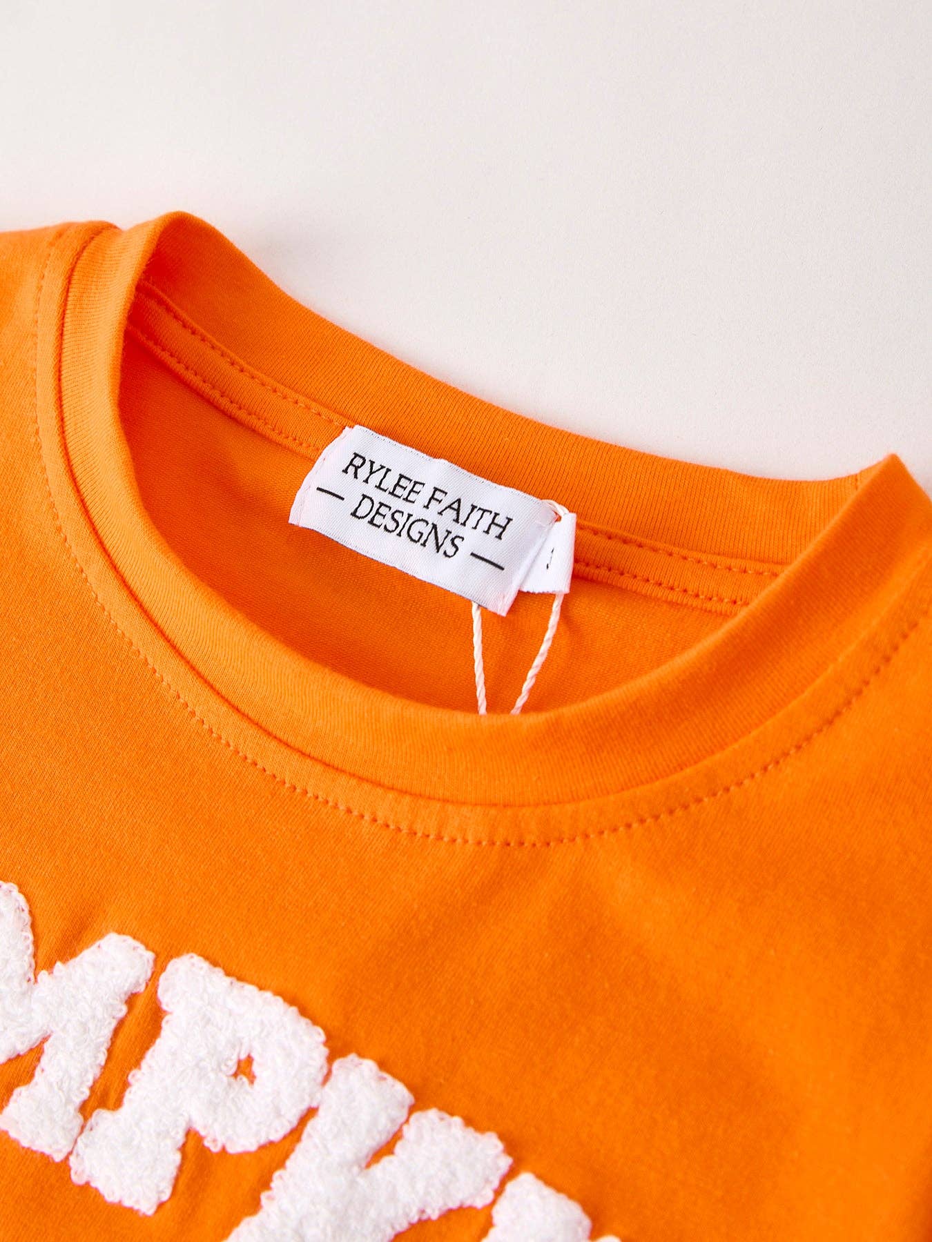 Fall "PUMPKIN SPICE" Chenille Patches Girls Set
