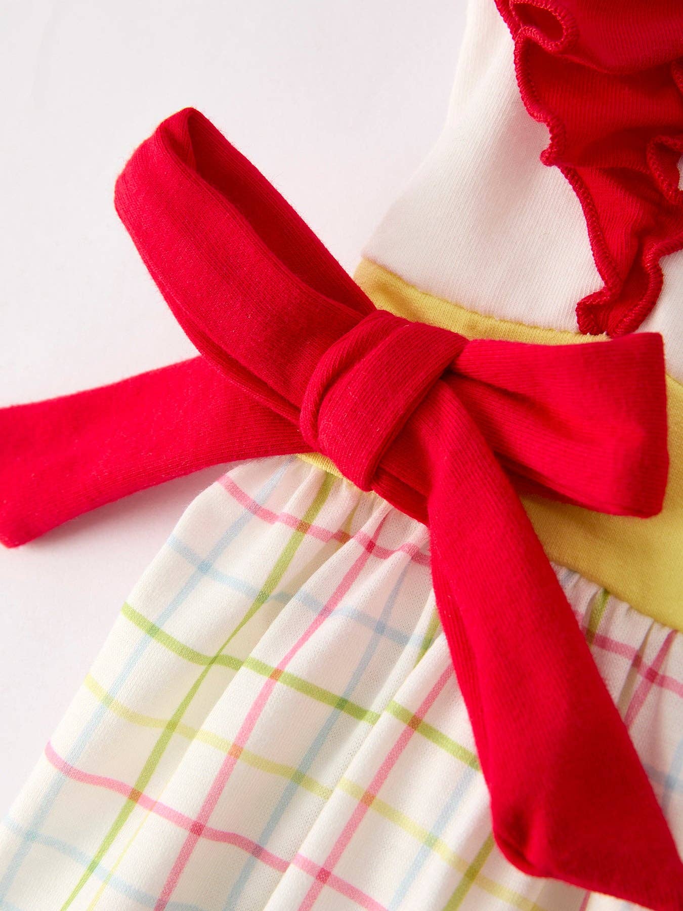 Back-To-School Embroidery Girls' Dress
