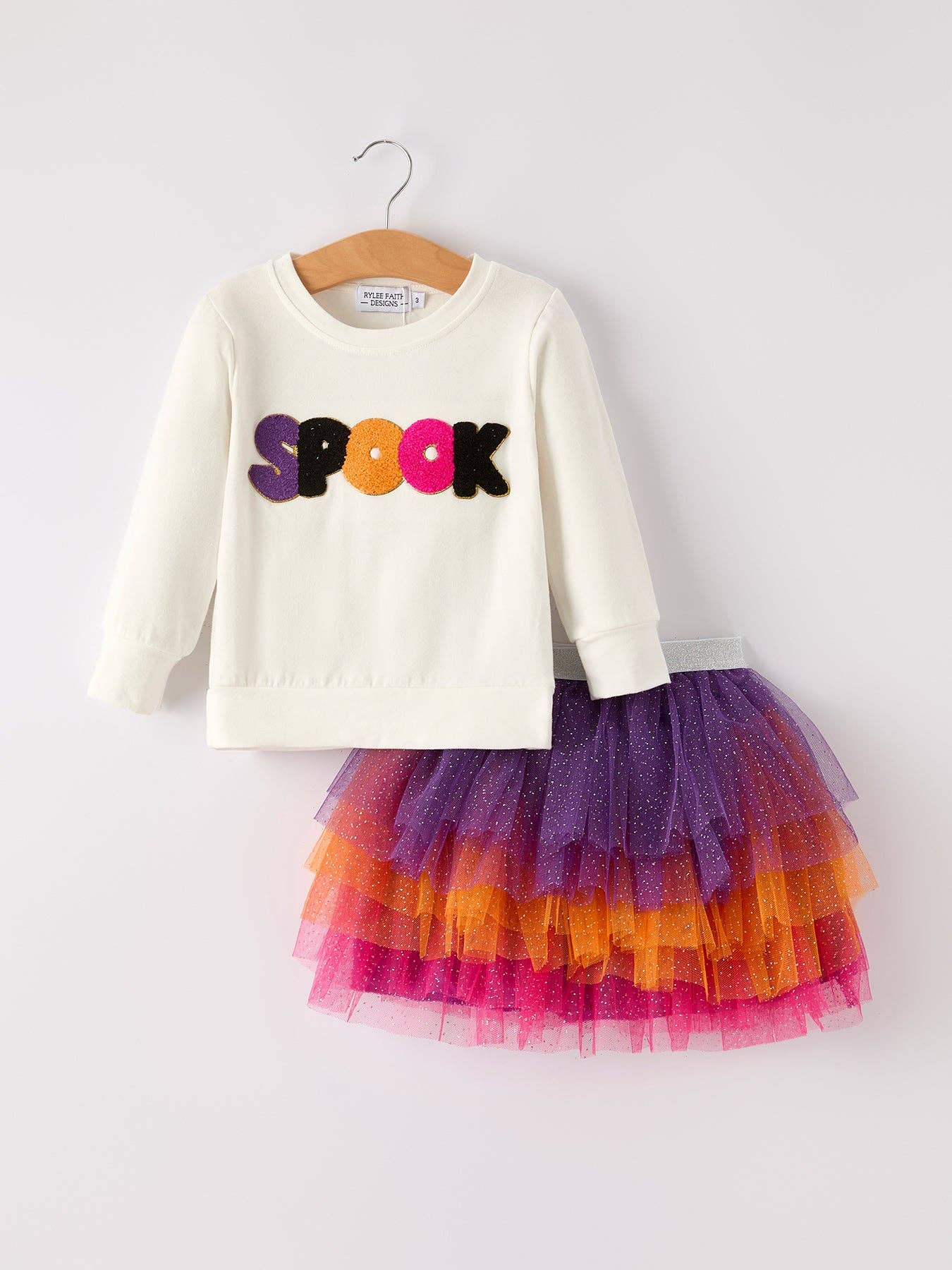 Halloween "SPOOK" Girls OutfitI