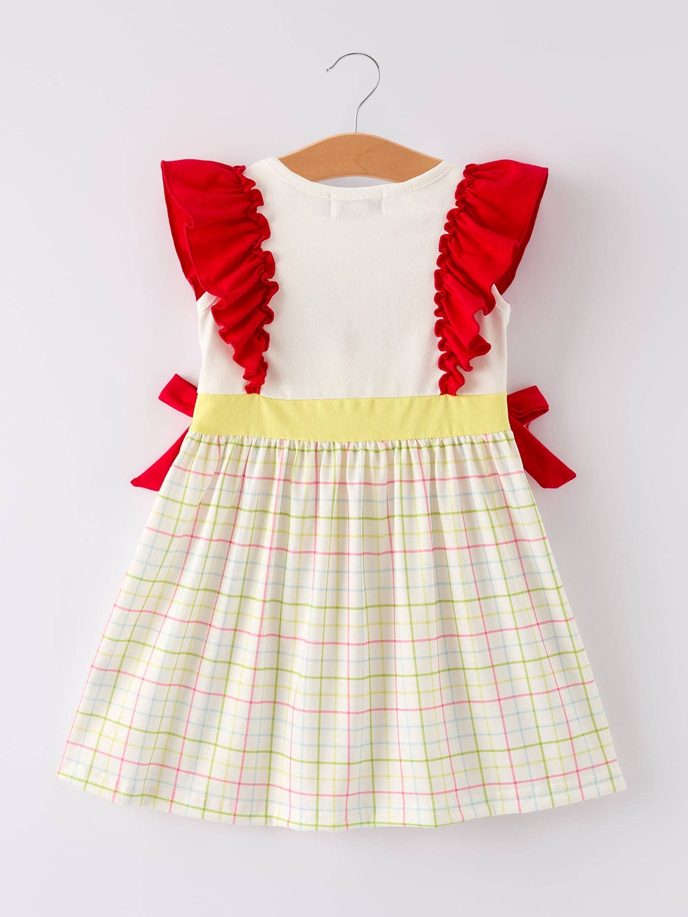 Back-To-School Embroidery Girls' Dress