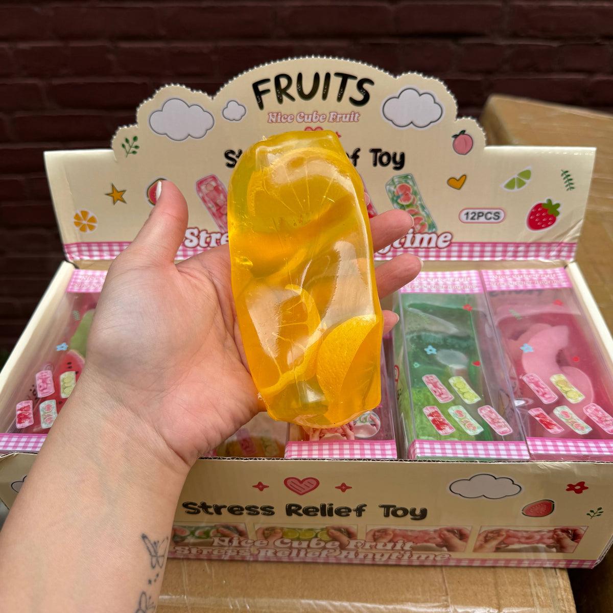 Coconut Oil Vaseline Fruit Bar Stick Squishy