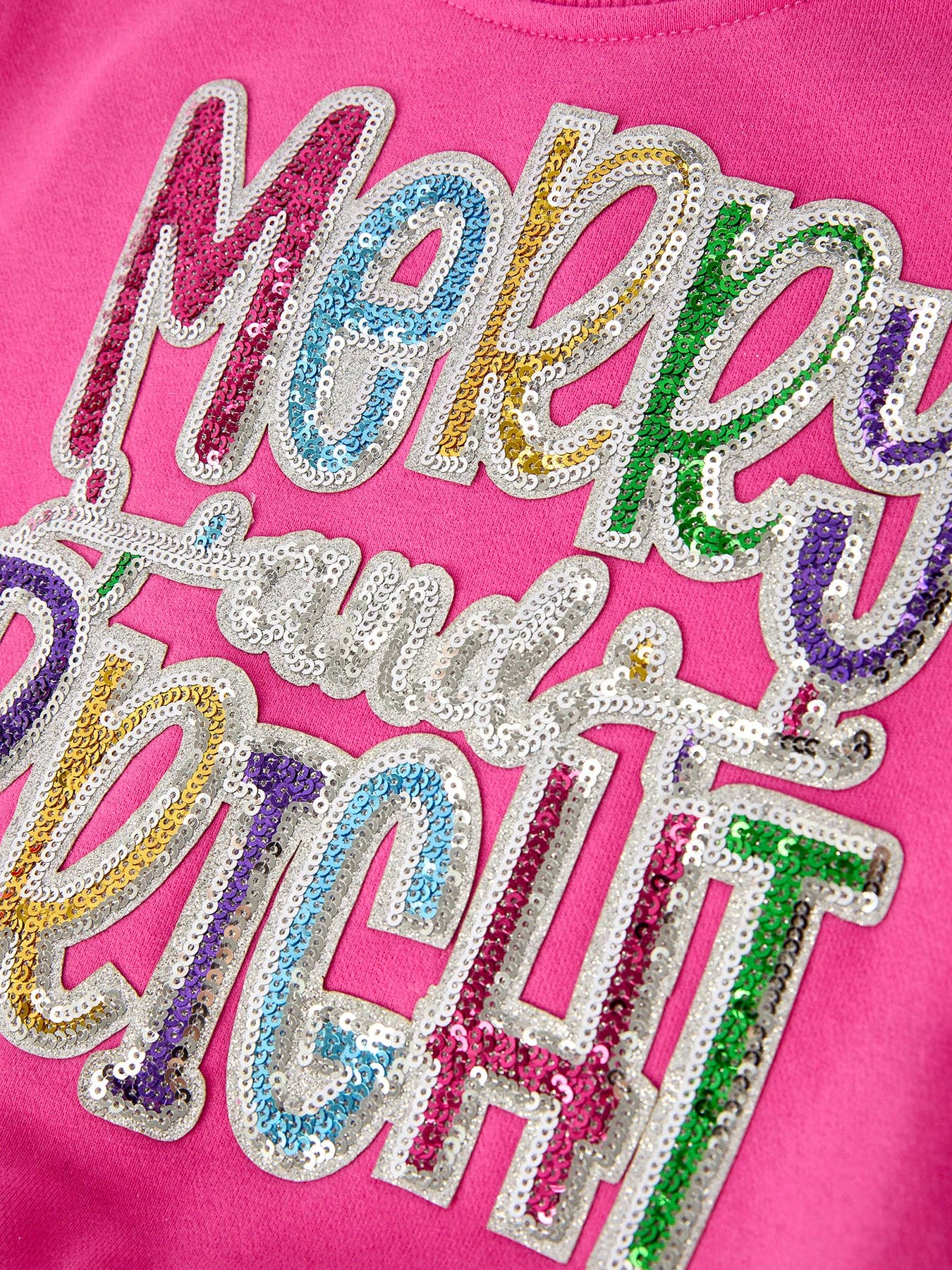 Girls Christmas Outfit – Pink Merry Bright Top and Bell Pants