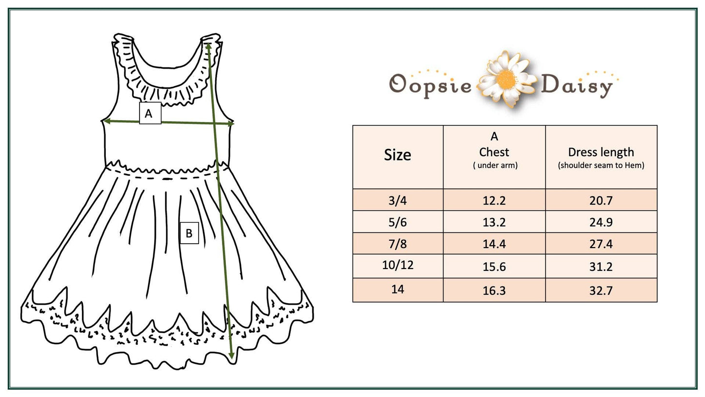 Kids Denim Ruffle Intricate Lace Summer Dress