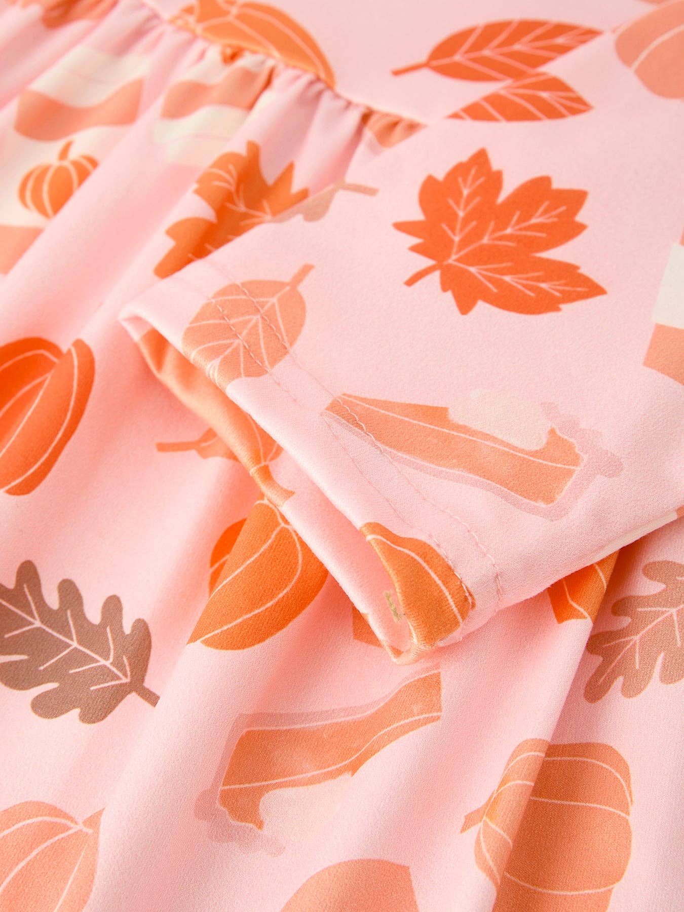 Pumpkin Maple Leaf Dress