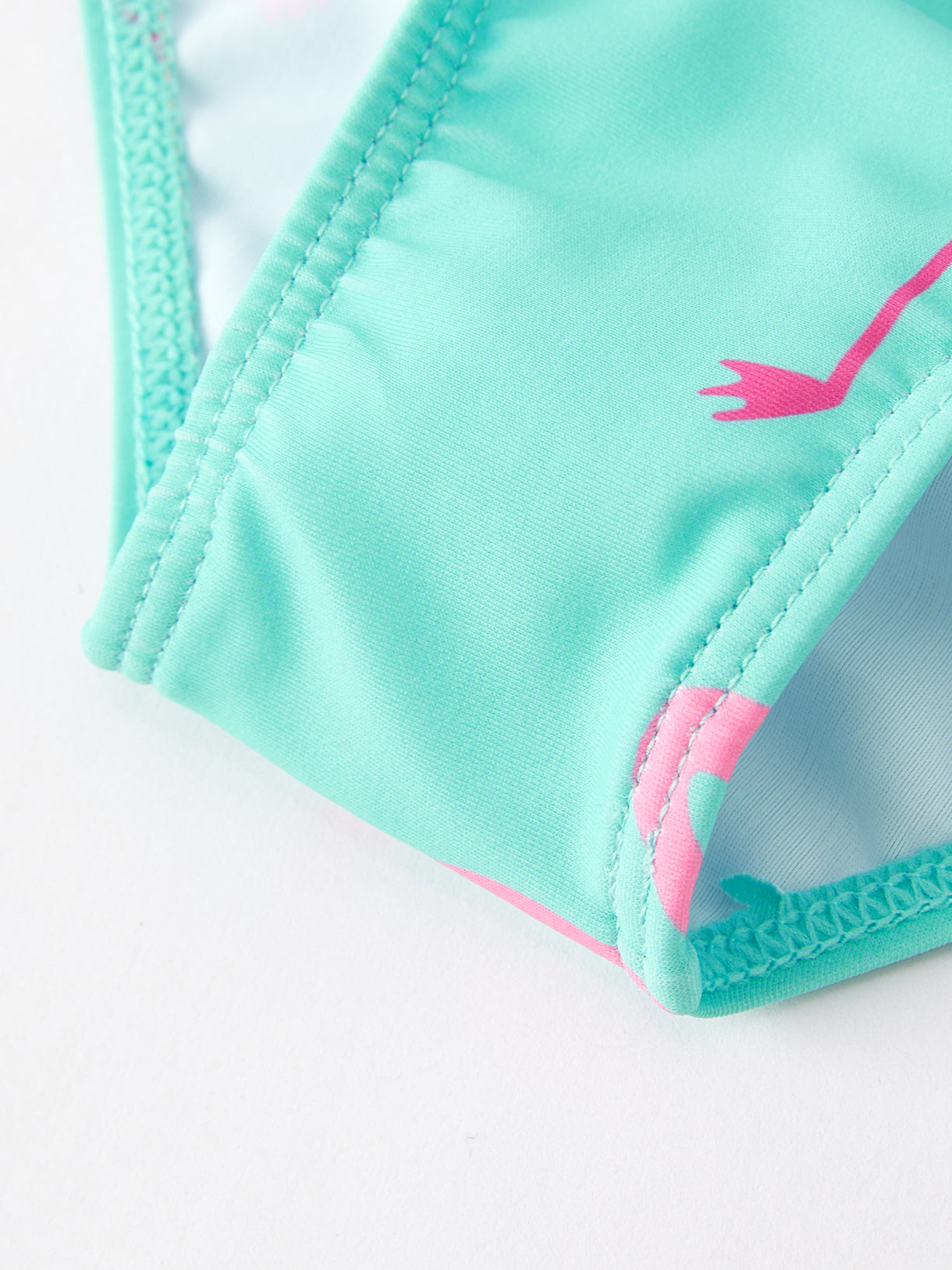 “Flamingo” Tie Shoulder Swimsuit