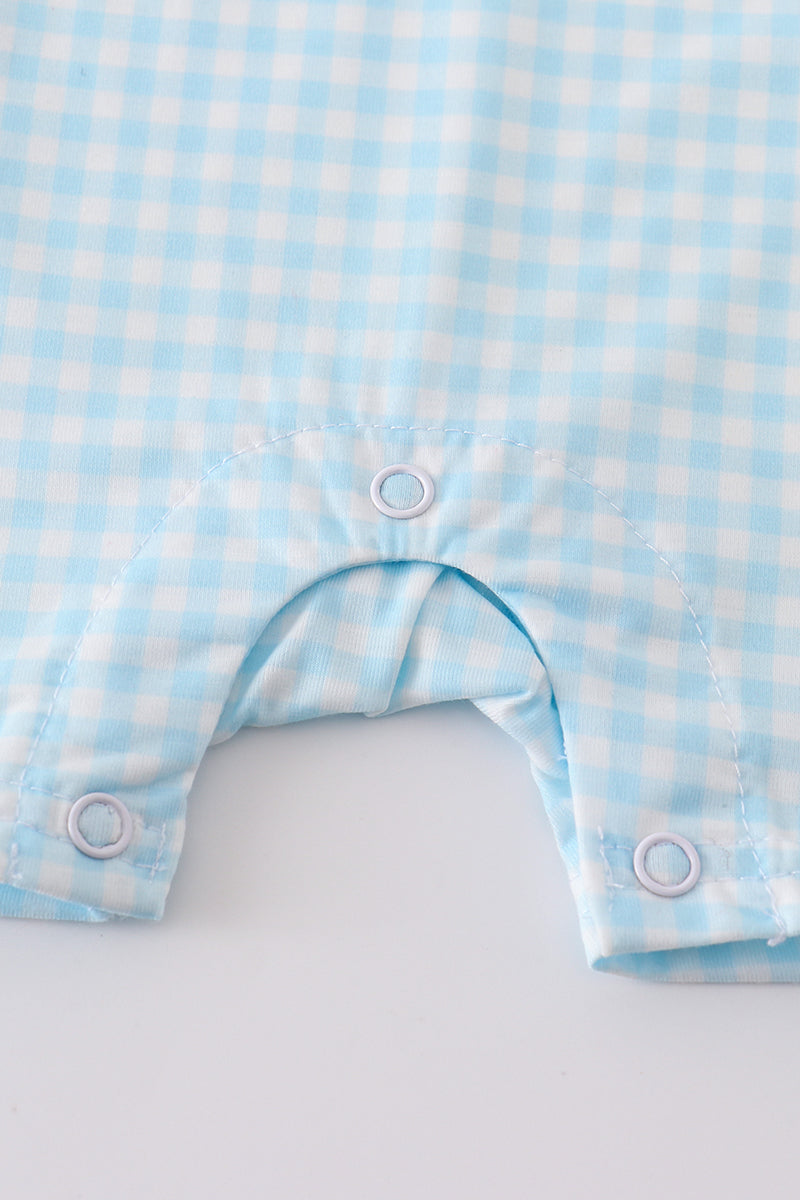 Abby & Evie Premium
Premium blue rainbow romper