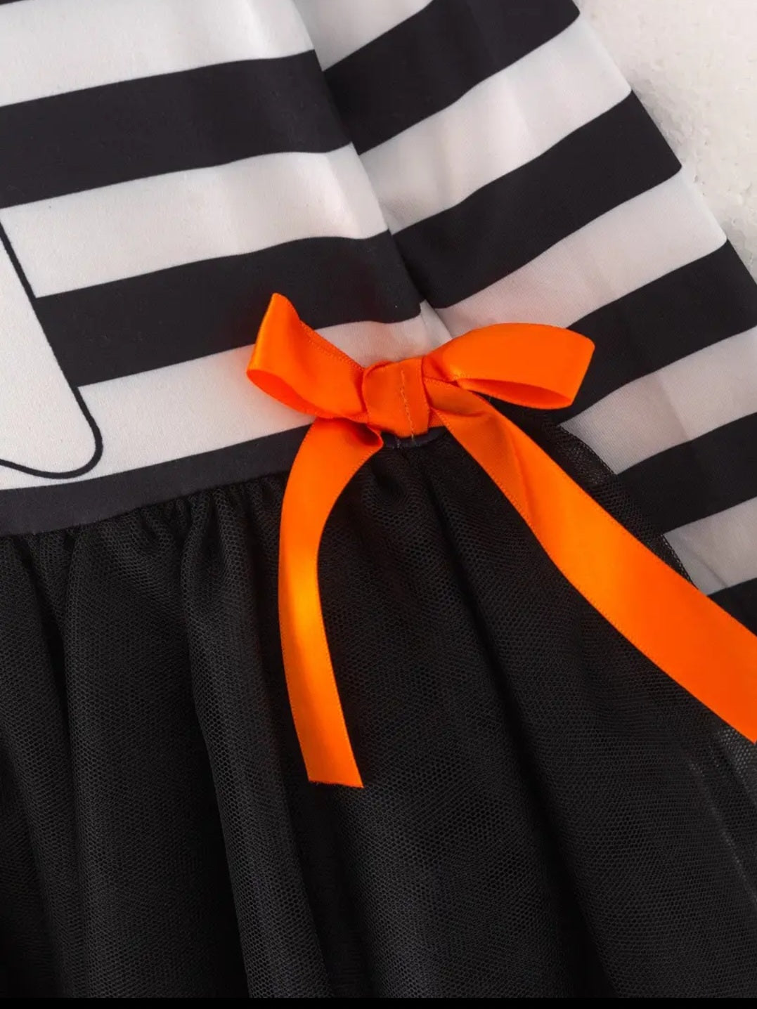 Halloween Tutu Skirt Long Sleeve Dress