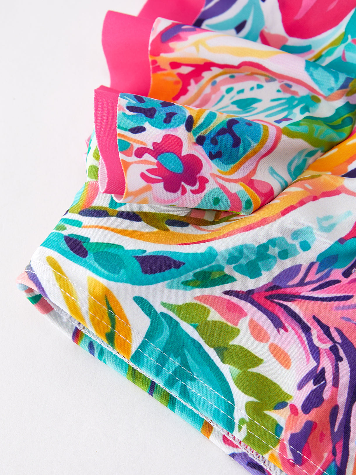 Colorful Pattern" Girls' Boutique Swimsuit