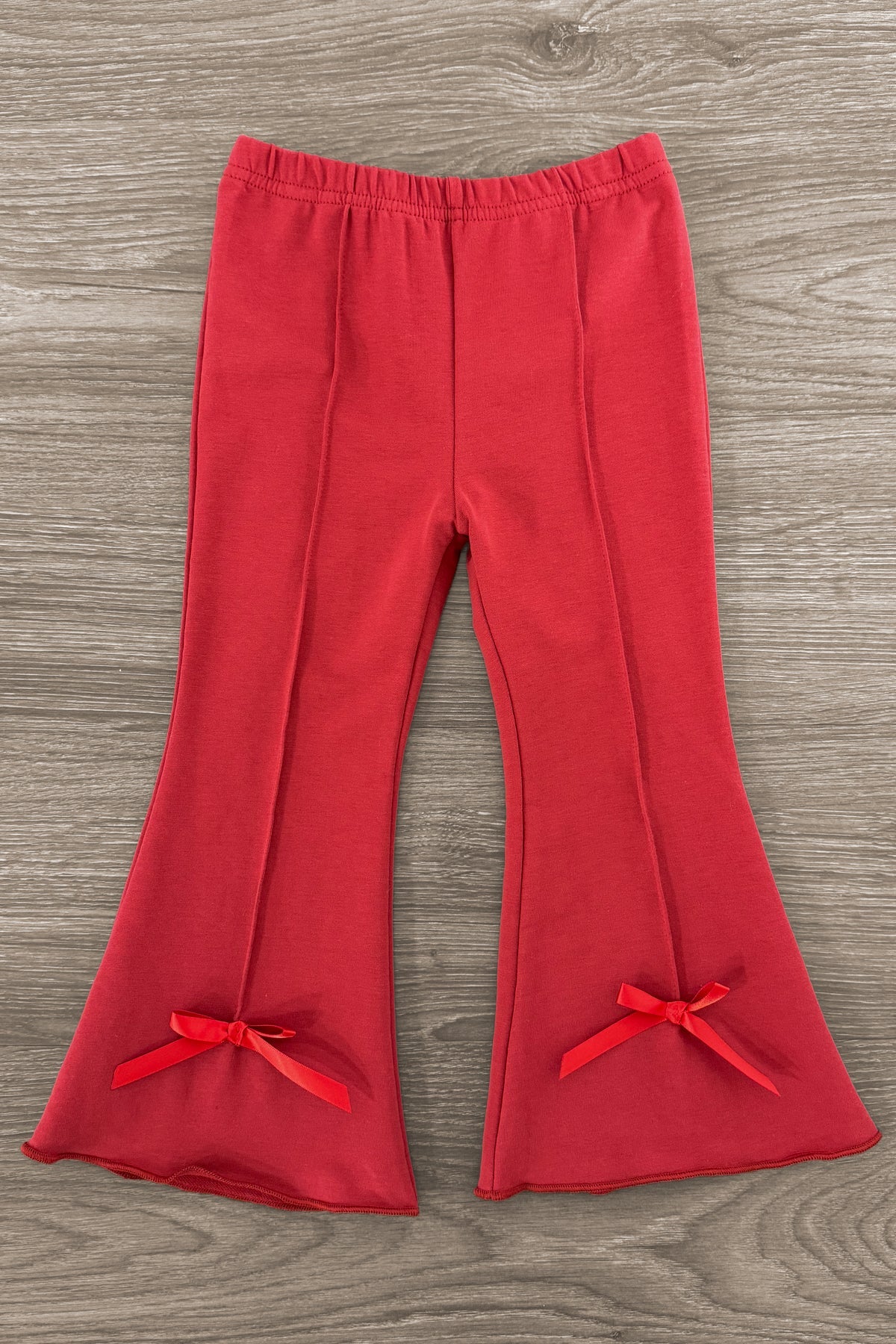 "Merry" Knit Pink Sweater Flare Pant Set