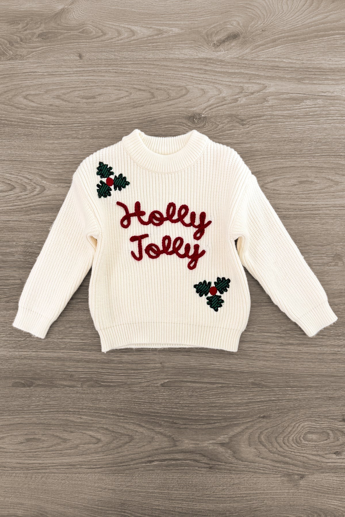 "Holly Jolly" Velvet Bell Bottom Set