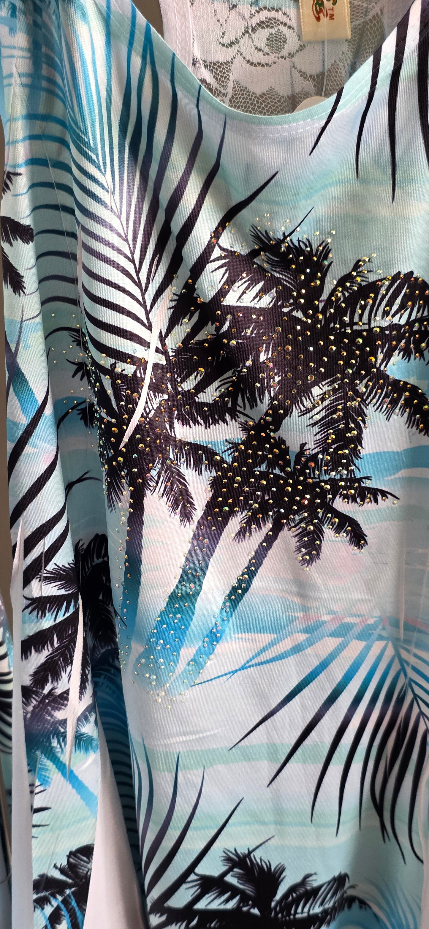 Mint Palm Dress