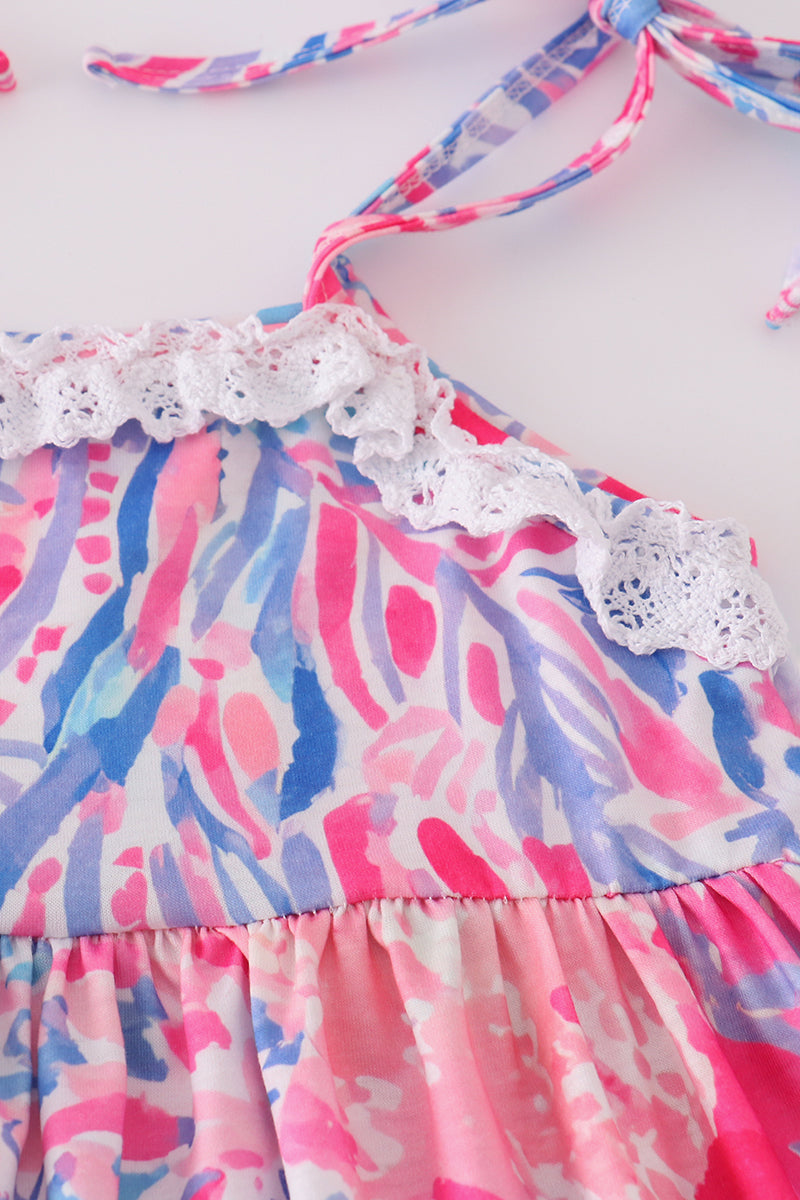 Abby & Evie
Tropical Sunset Waves set