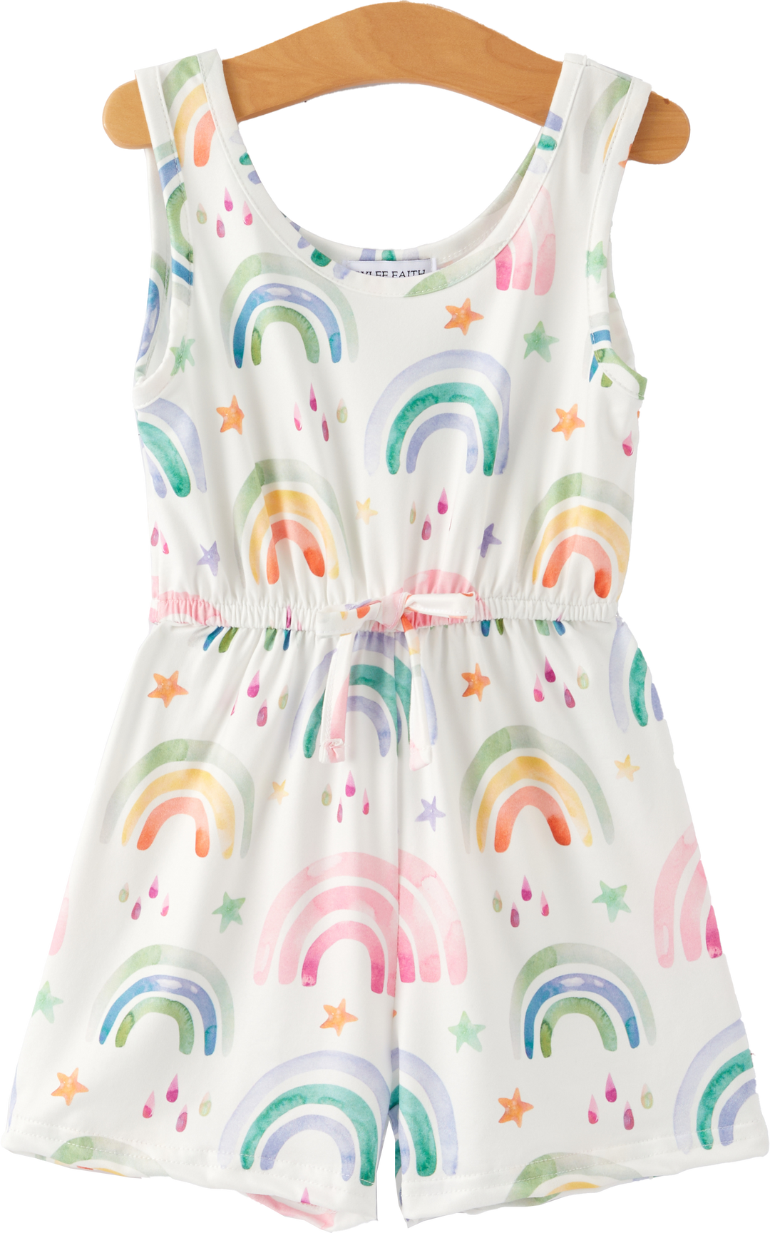 Rainbow Milk Silk Romper
