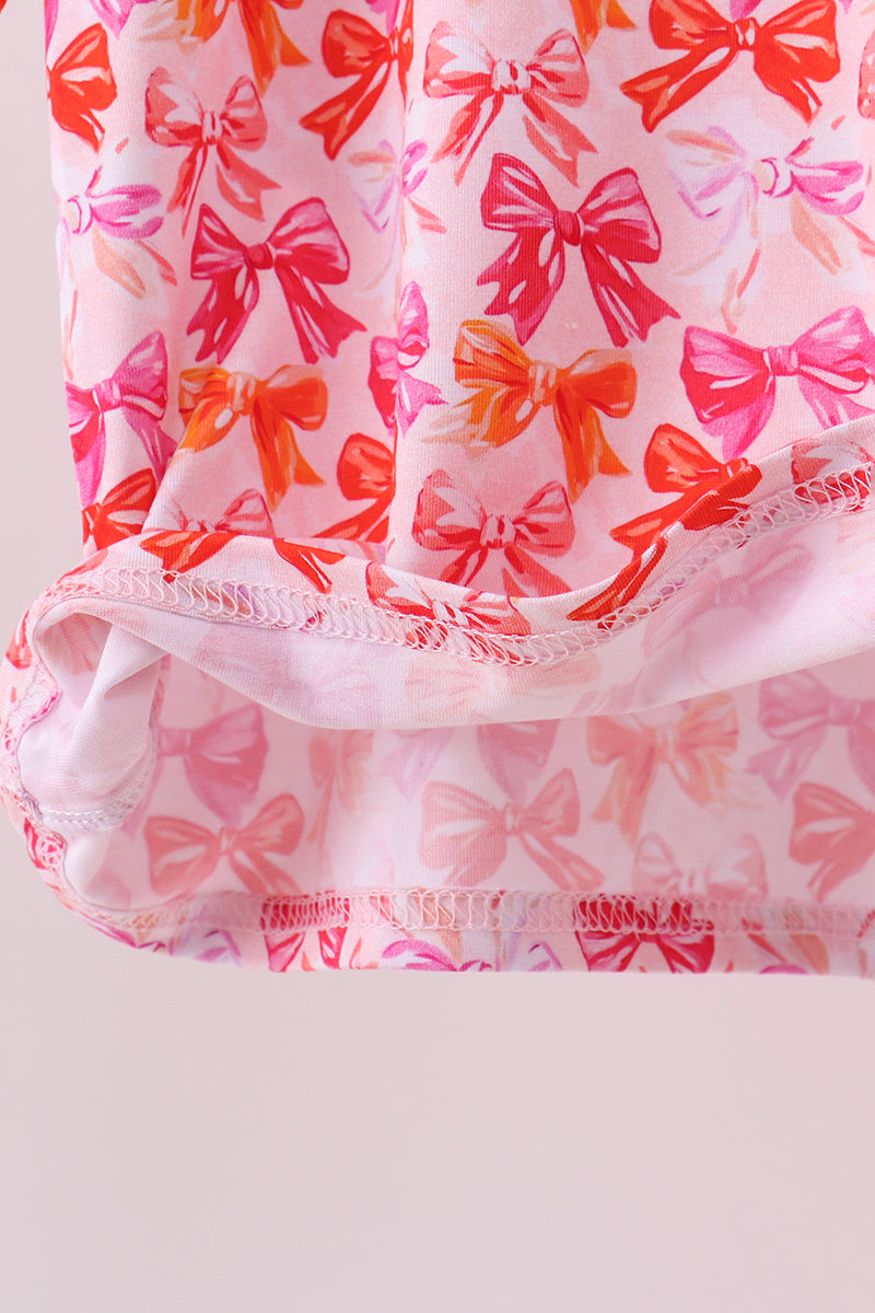 Abby & Evie Premium
Premium berry blossom bows bamboo pants set