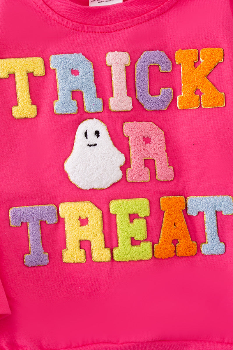 Trick or Treat Applique Sweatshirt