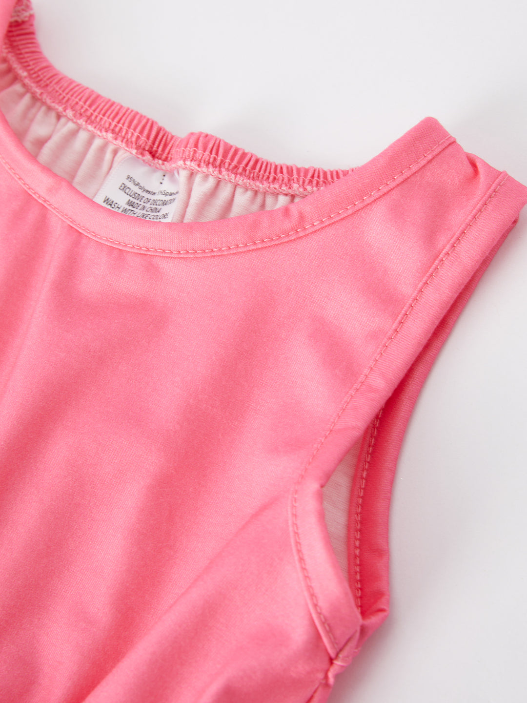 Tropical Pink Girls Jumpsuit