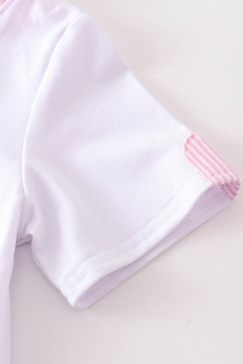 Abby & Evie
White mermaid embroidery cover up