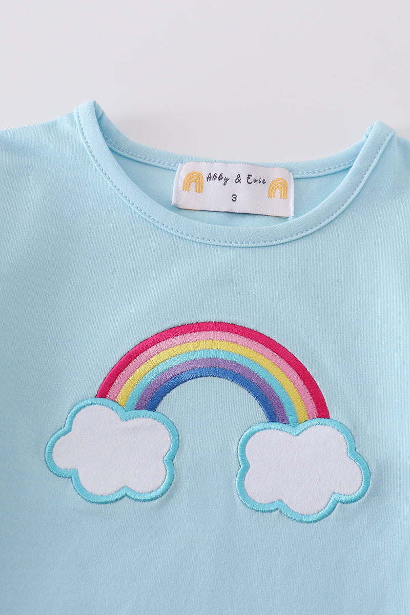 Abby & Evie Premium
Premium blue rainbow top