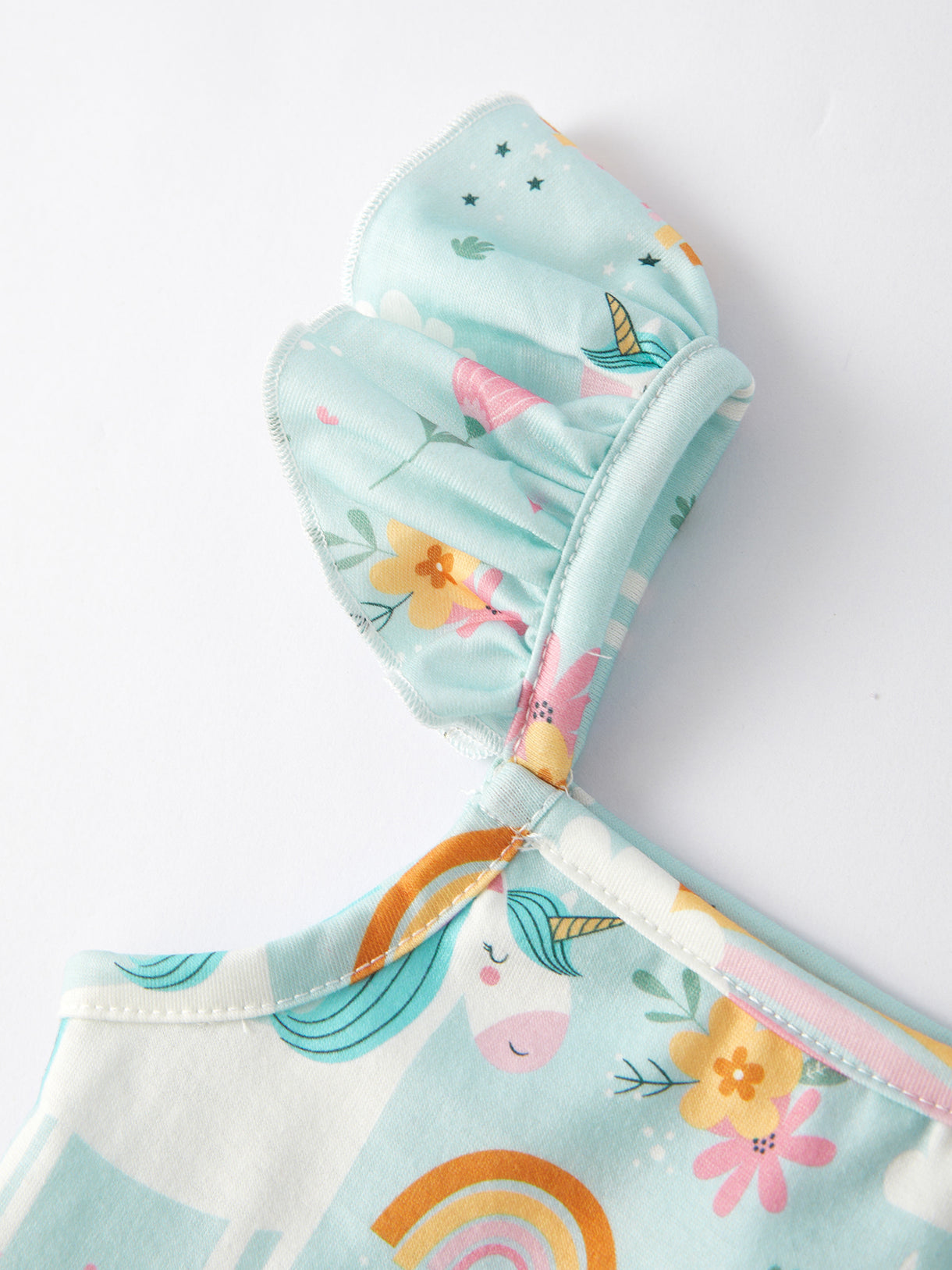 Girls Rainbow Print Dress
