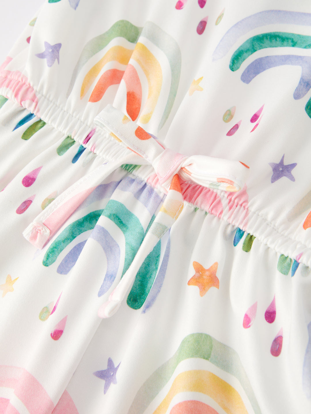 Rainbow Milk Silk Romper