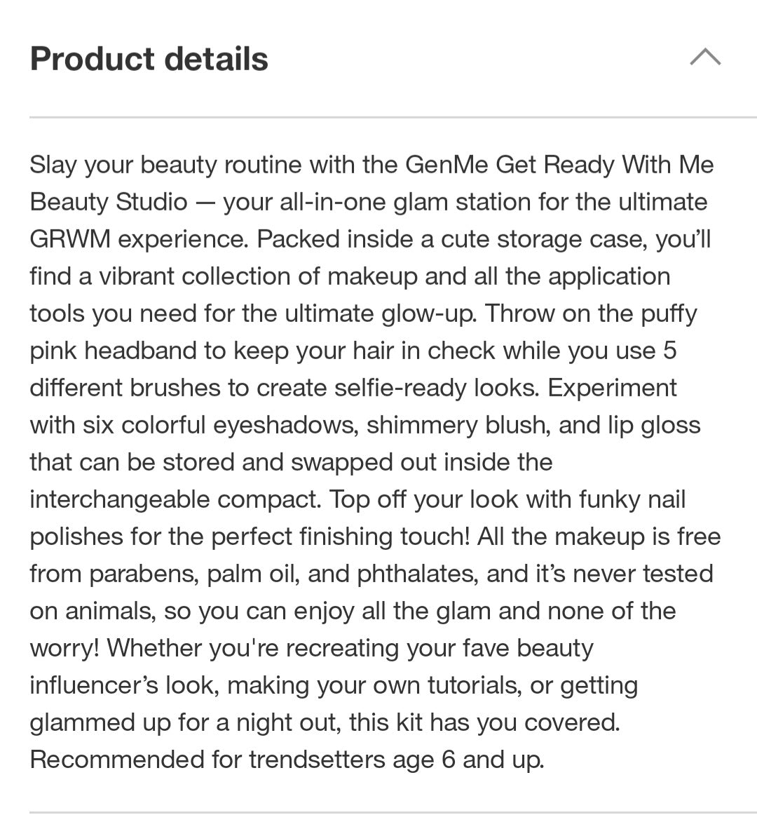 GenMe Get Ready with Me Beauty Studio