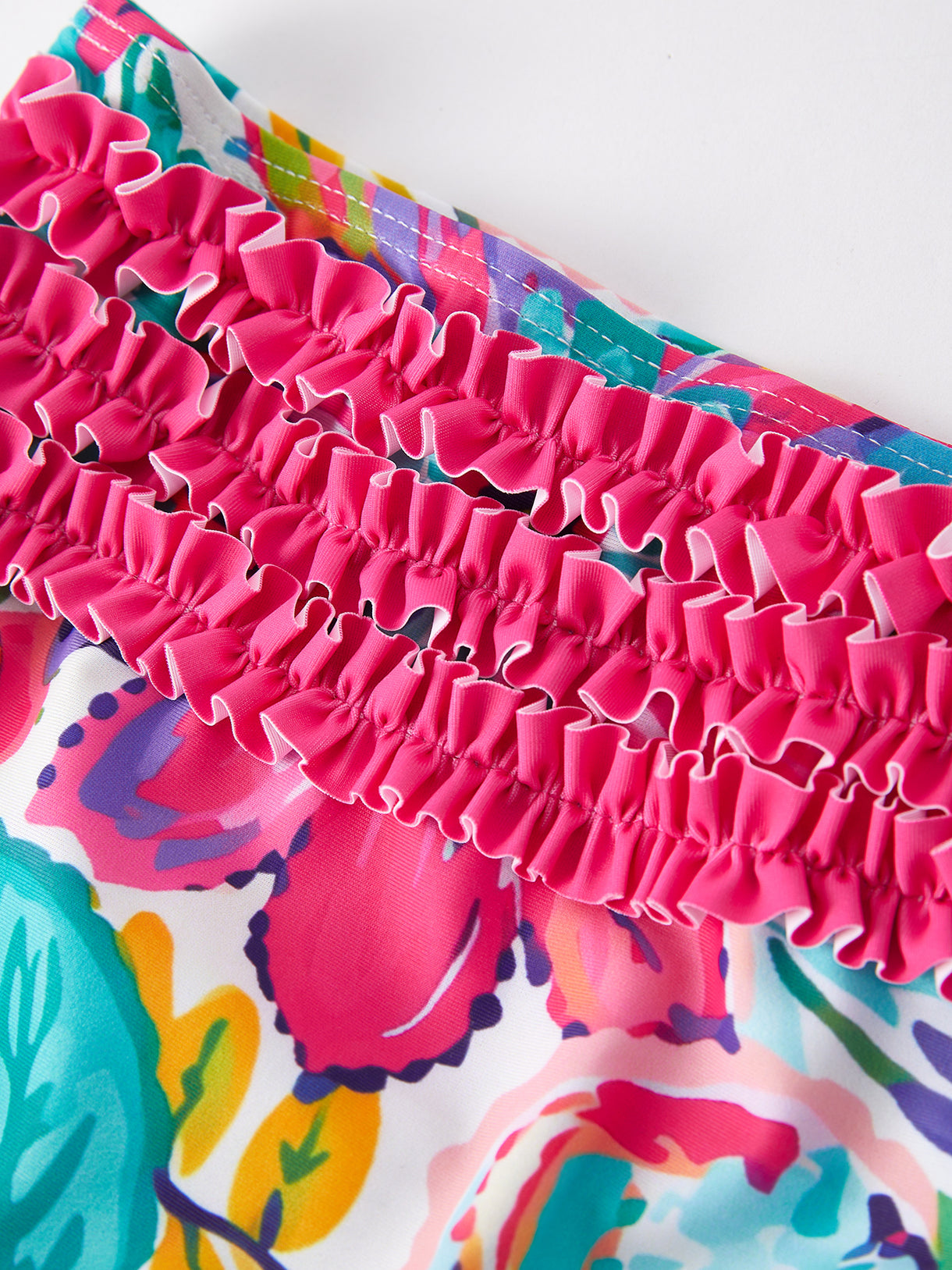 Colorful Pattern" Girls' Boutique Swimsuit