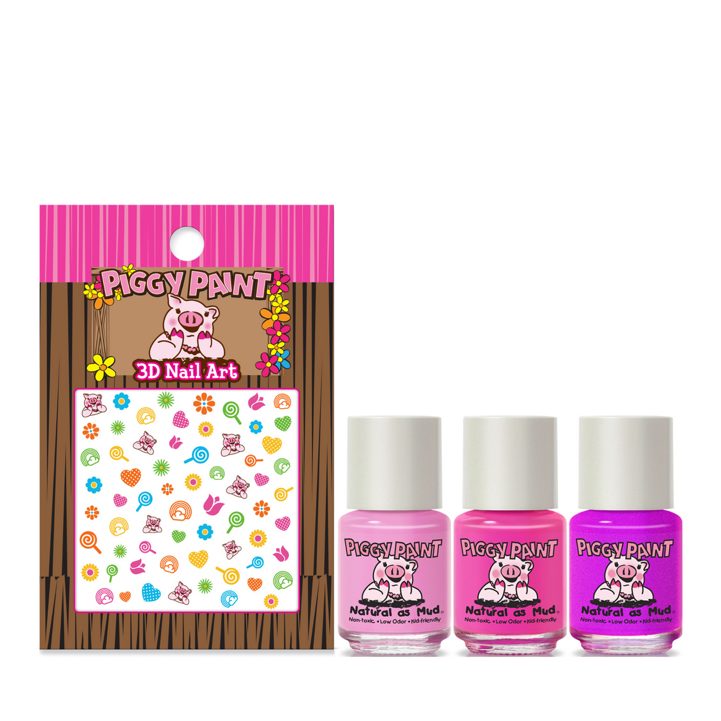 Piggy Paint
Rainbow Party Gift Set - Kids Non-toxic Nail Polish