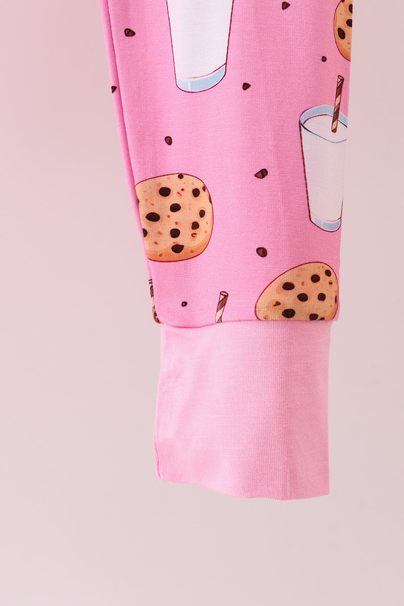 Abby & Evie
Pink milk cookie bamboo pajamas set