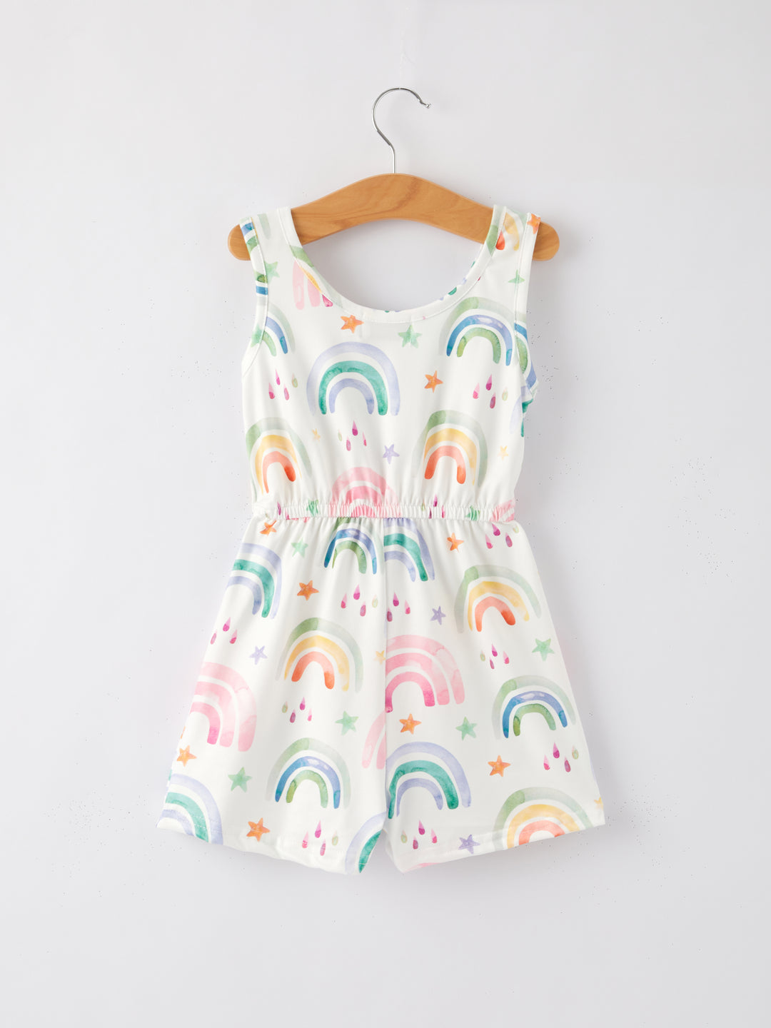 Rainbow Milk Silk Romper