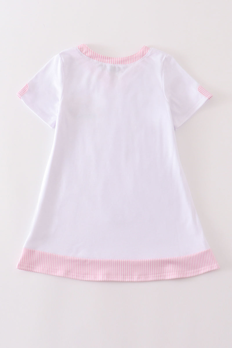 Abby & Evie
White mermaid embroidery cover up