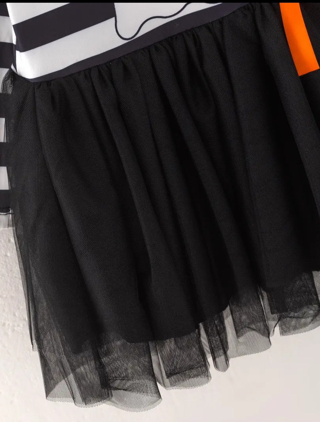 Halloween Tutu Skirt Long Sleeve Dress