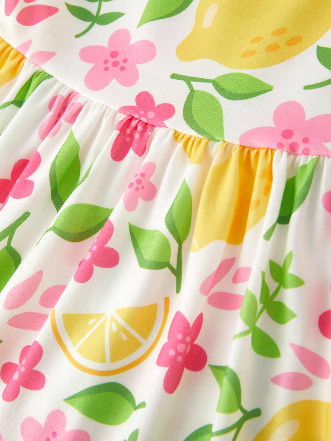 Lemon Floral Dress