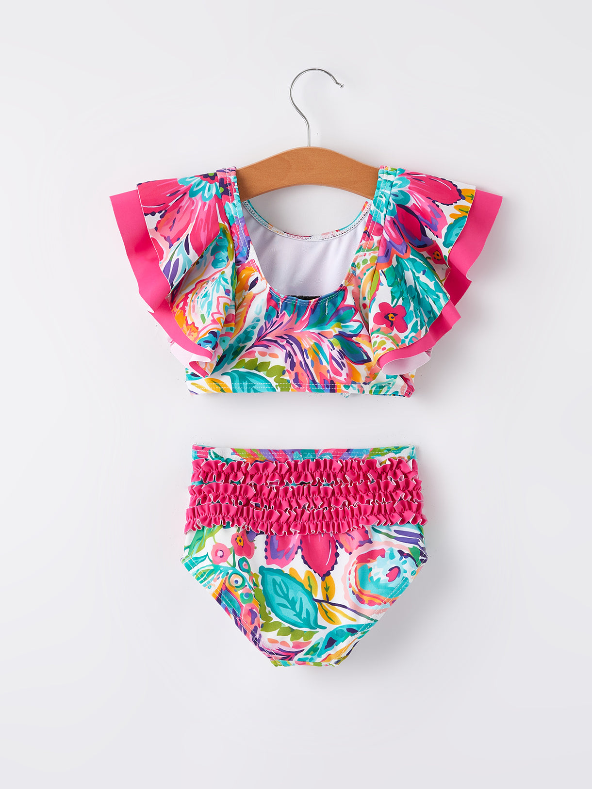 Colorful Pattern" Girls' Boutique Swimsuit