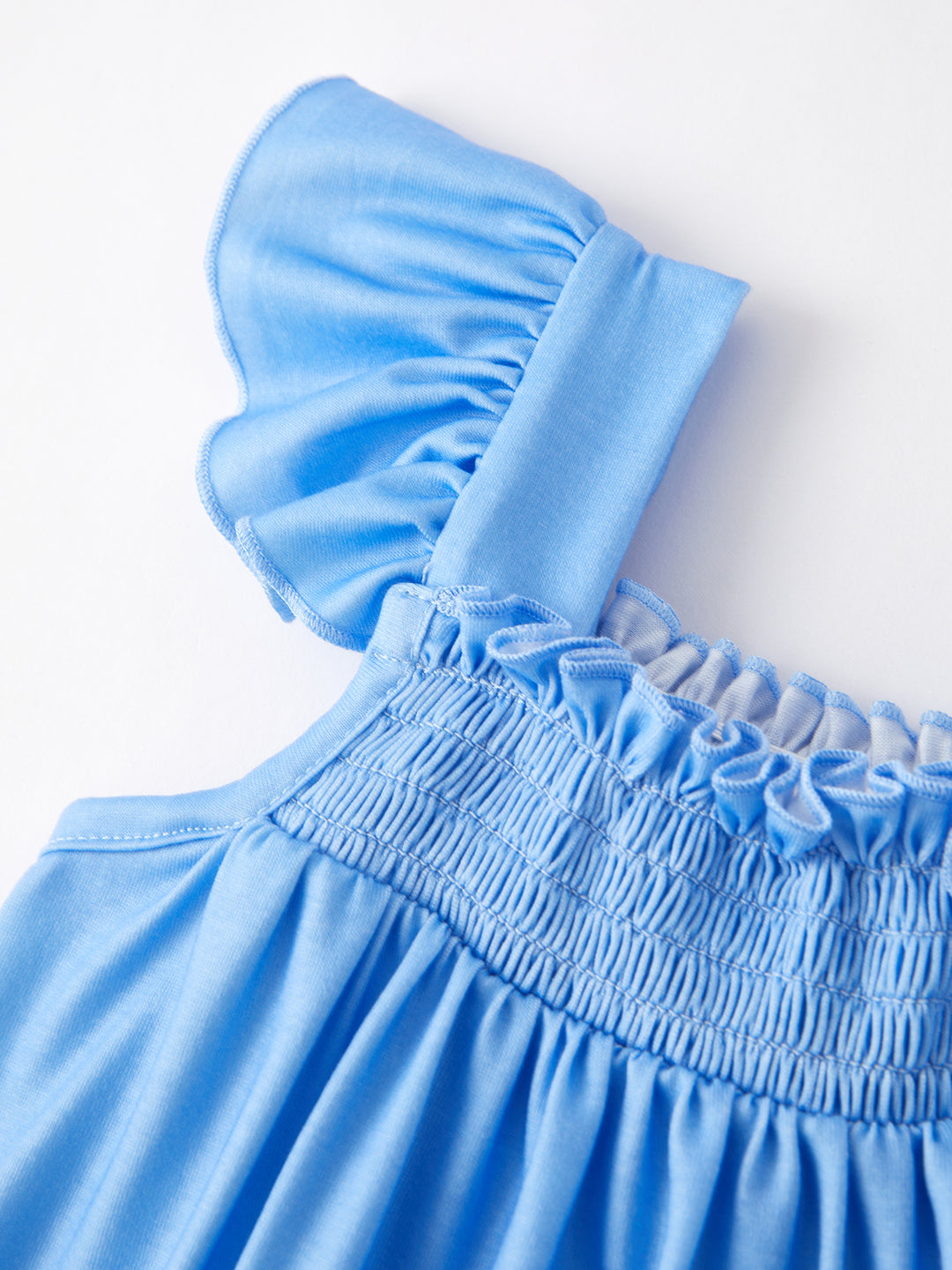 Blue Girls Suspender Dress
