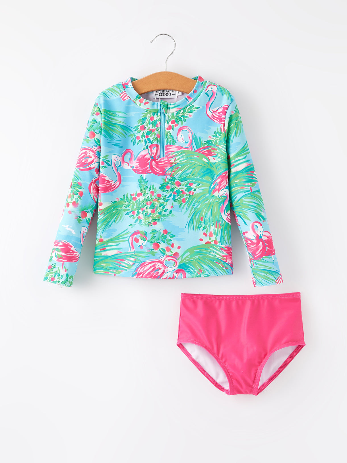 "Flamingo” Floral Boutique Swimsuit