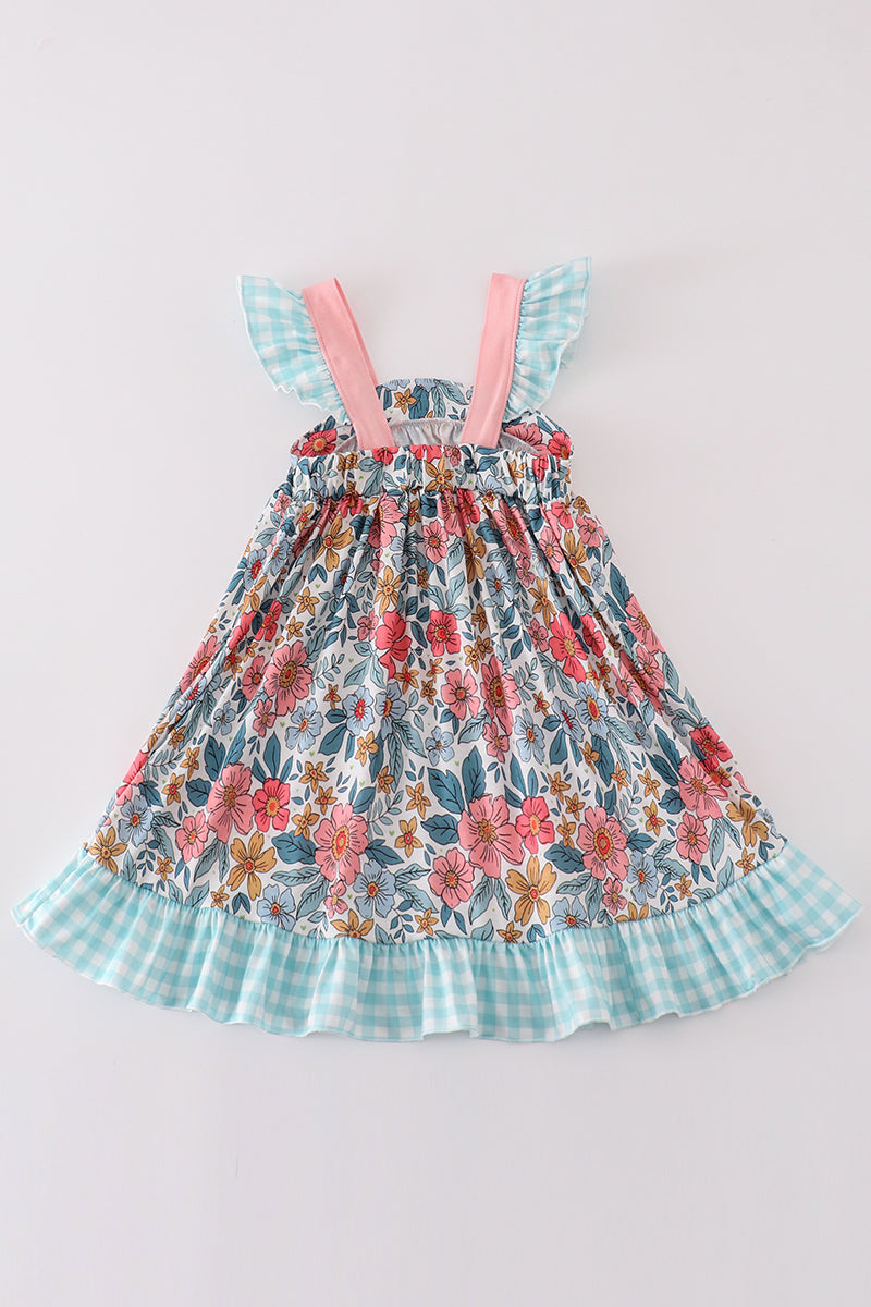 Abby & Evie
Garden blossom print girl dress