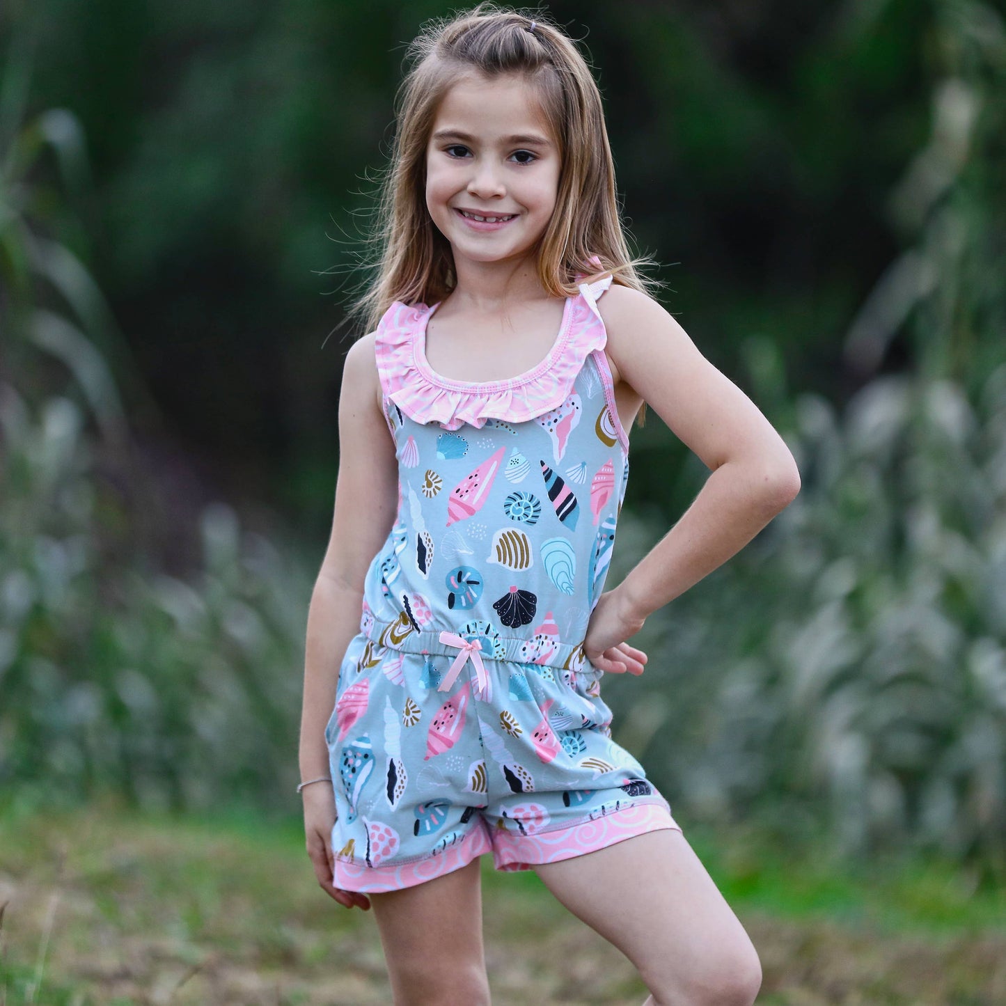 Sea Shells Beach Jumpsuit/Romper