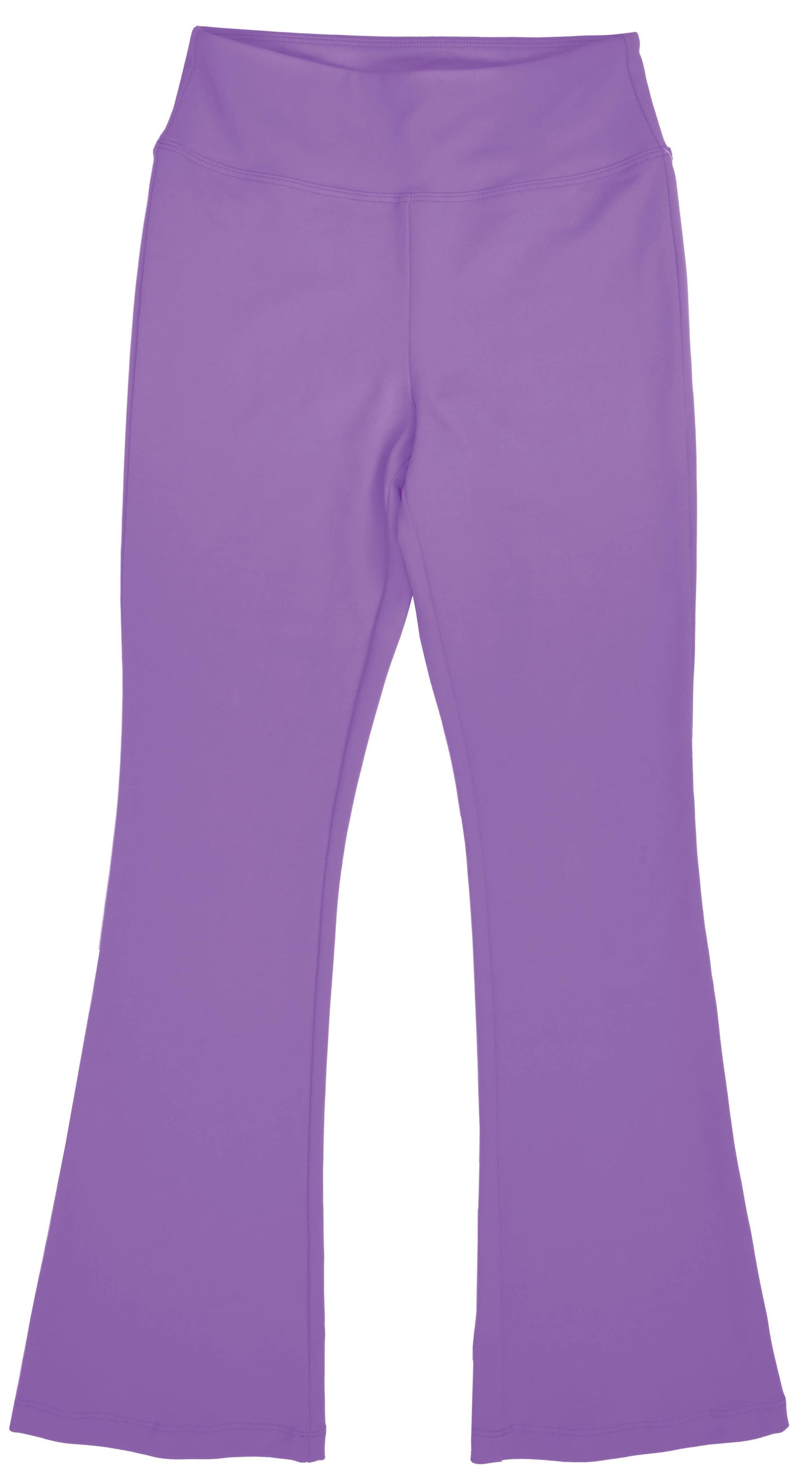 Vivid Violet Flare Leggings- LARGE