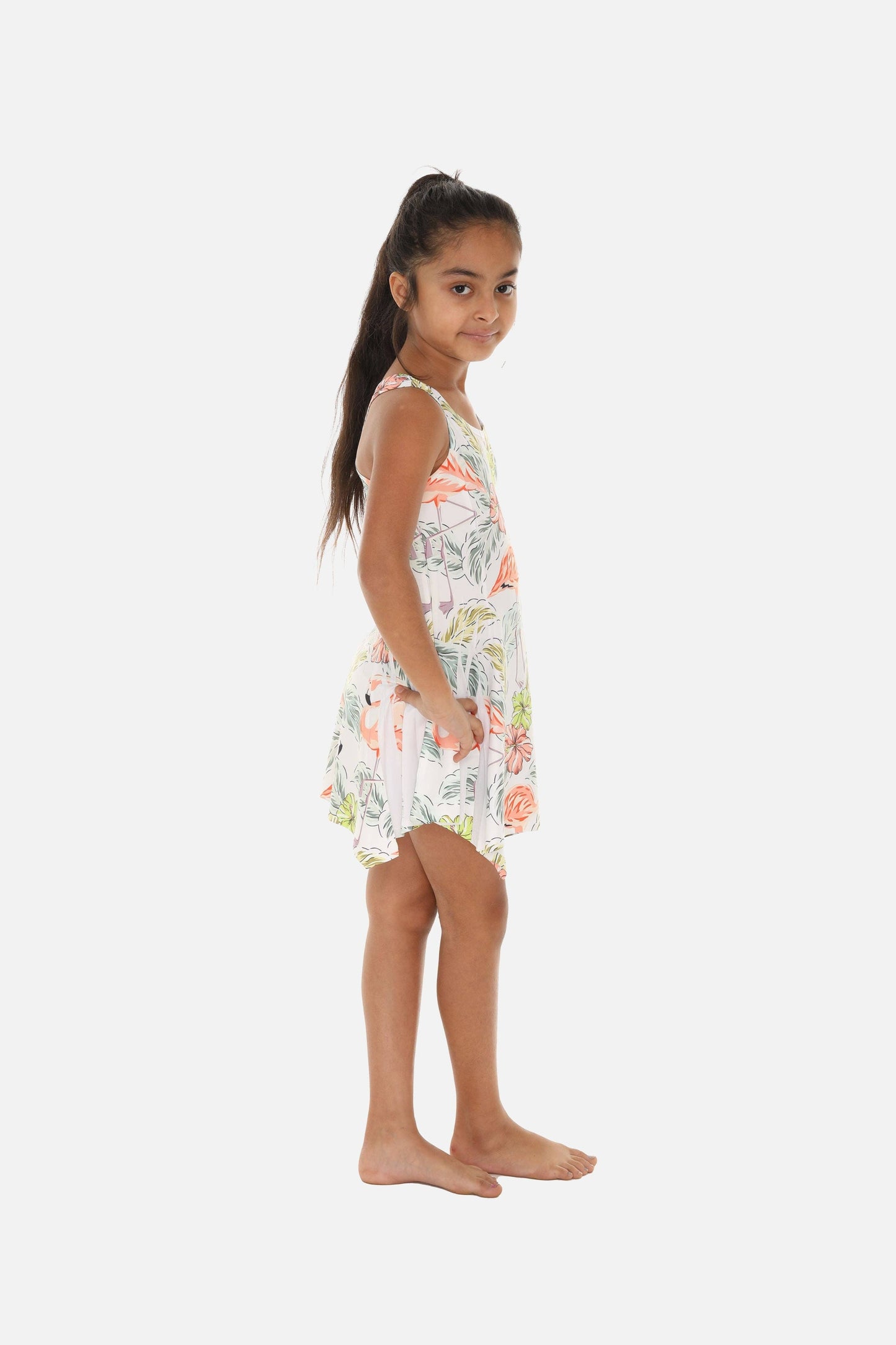 Pop of Flamingos Dress
