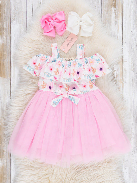 Pink Garden Party Tulle Dress