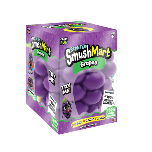 (ETA 12/15/26) RMS® SmushMart™ Giant Scented Grape Squishy 1pc