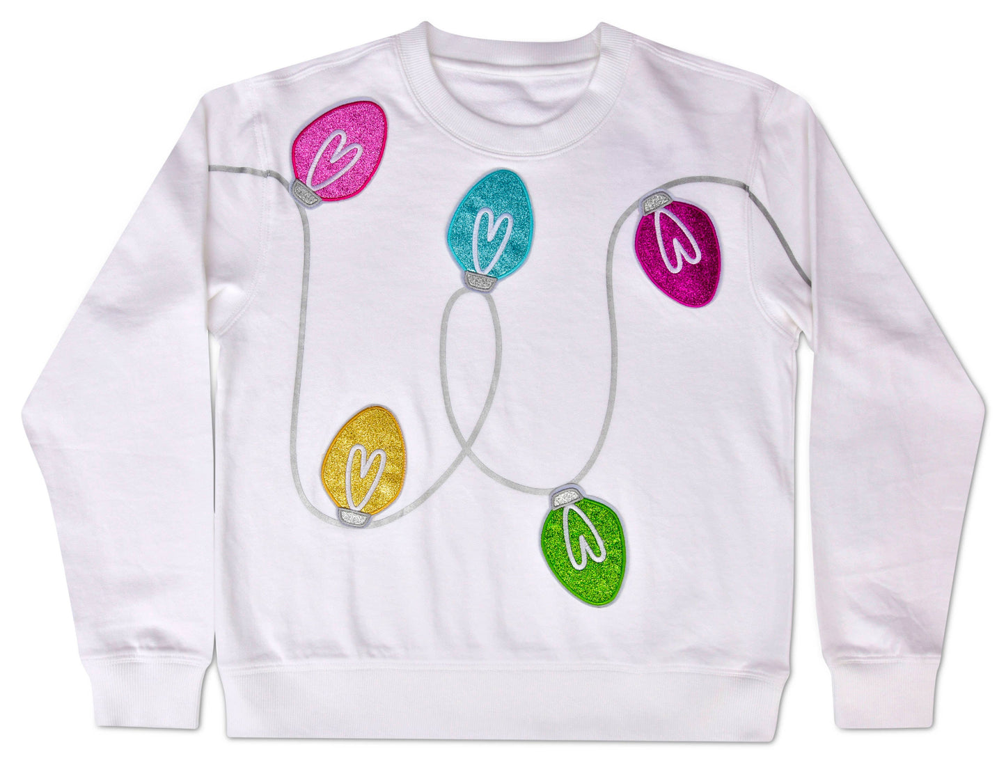Tinsel & Glow Sweatshirt (ADULT SMALL 4-6)
