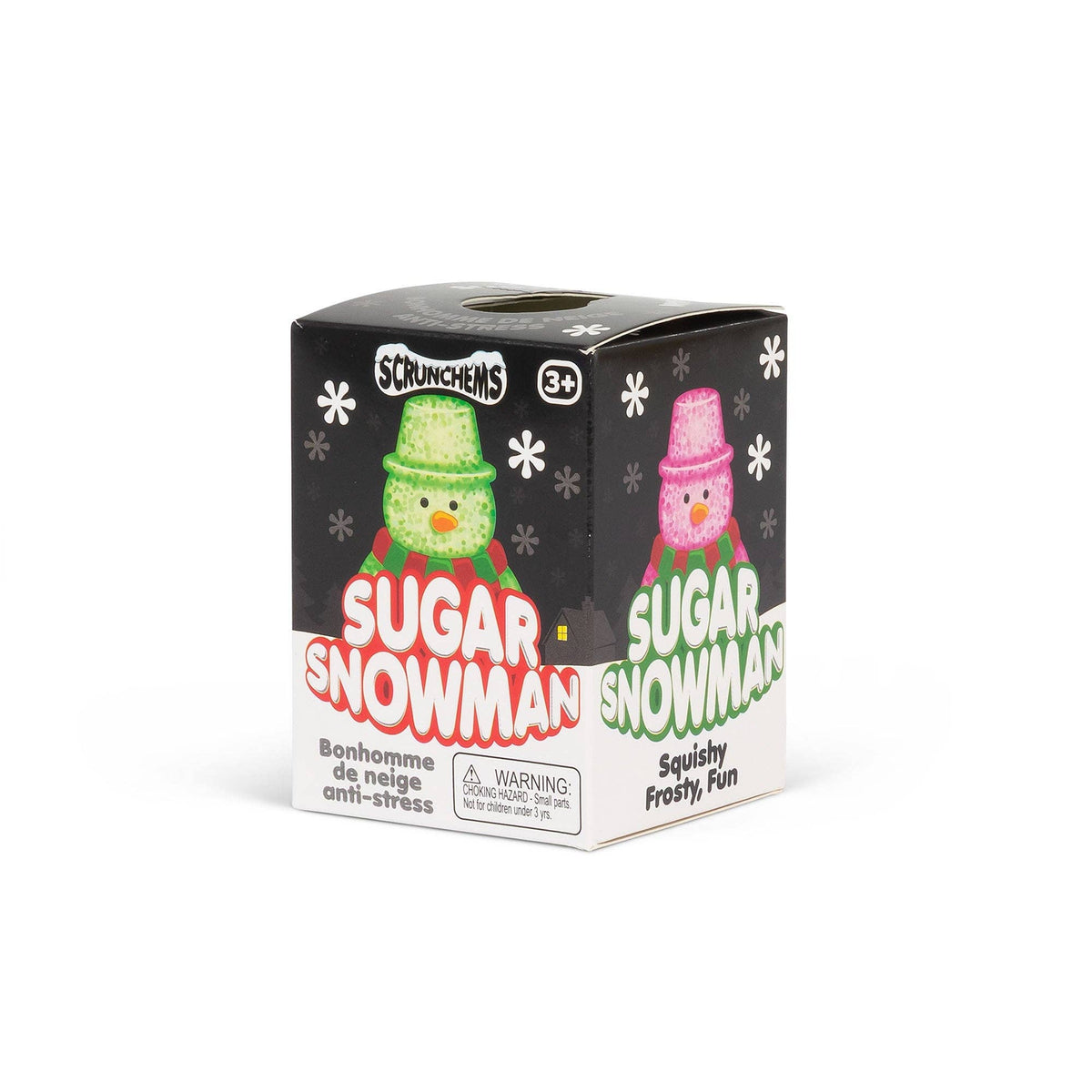 (ETA 10/26/26) Scrunchems Sugar Snowman Squishy Fidget Toy (1pc) Color Ships Assorted
