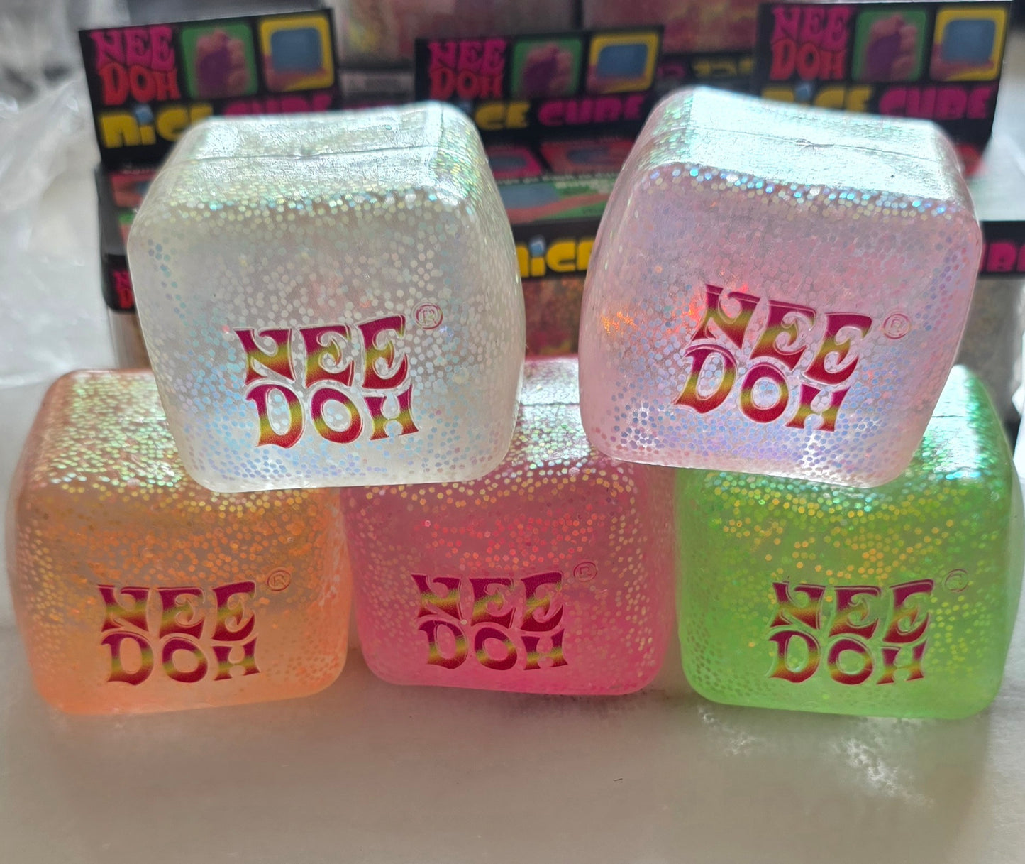 Glitter Glow Cube Assorted Colors
