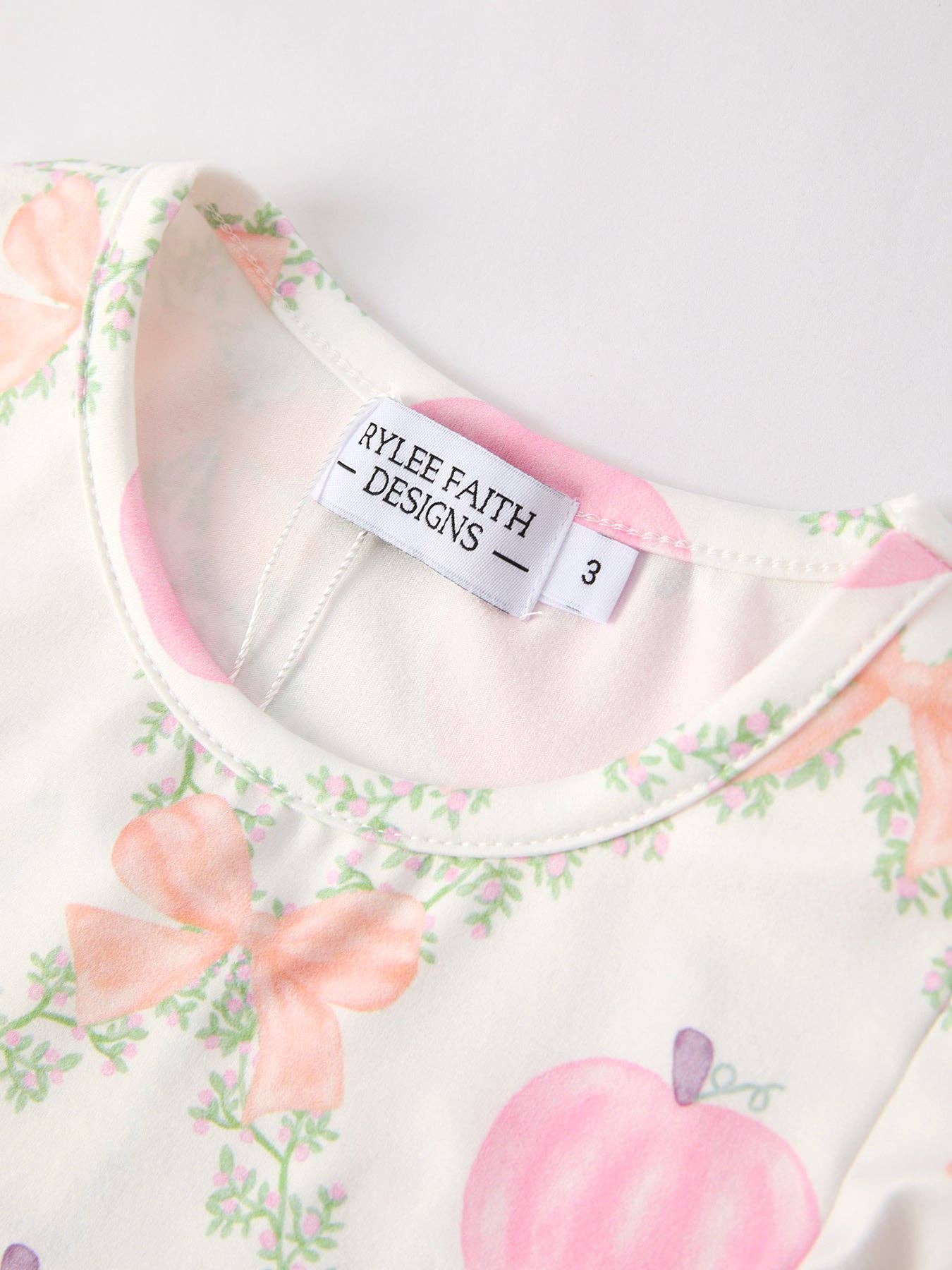 Pumpkin Pink Ruffle Girls Dress