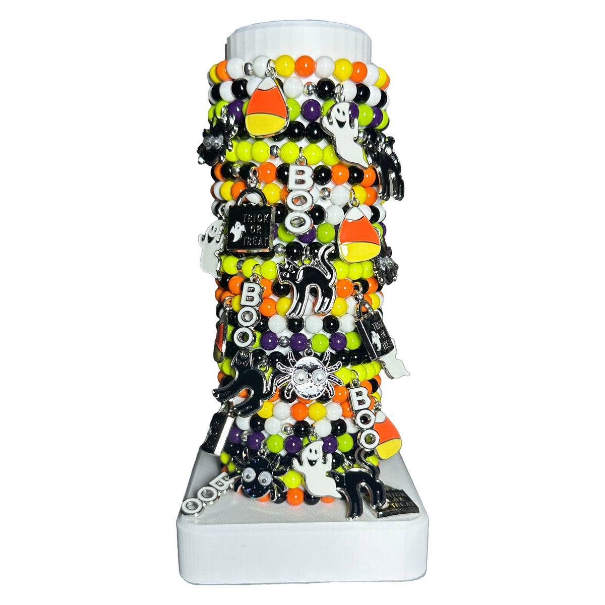 Spooky Halloween Bling Stack - 24 Bracelets