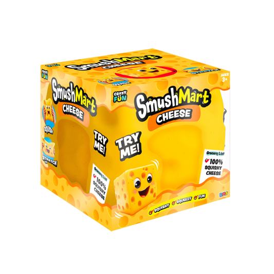 (ETA 11/2/26) RMS® SmushMart™ Giant Cheese Block Squishy 1pc