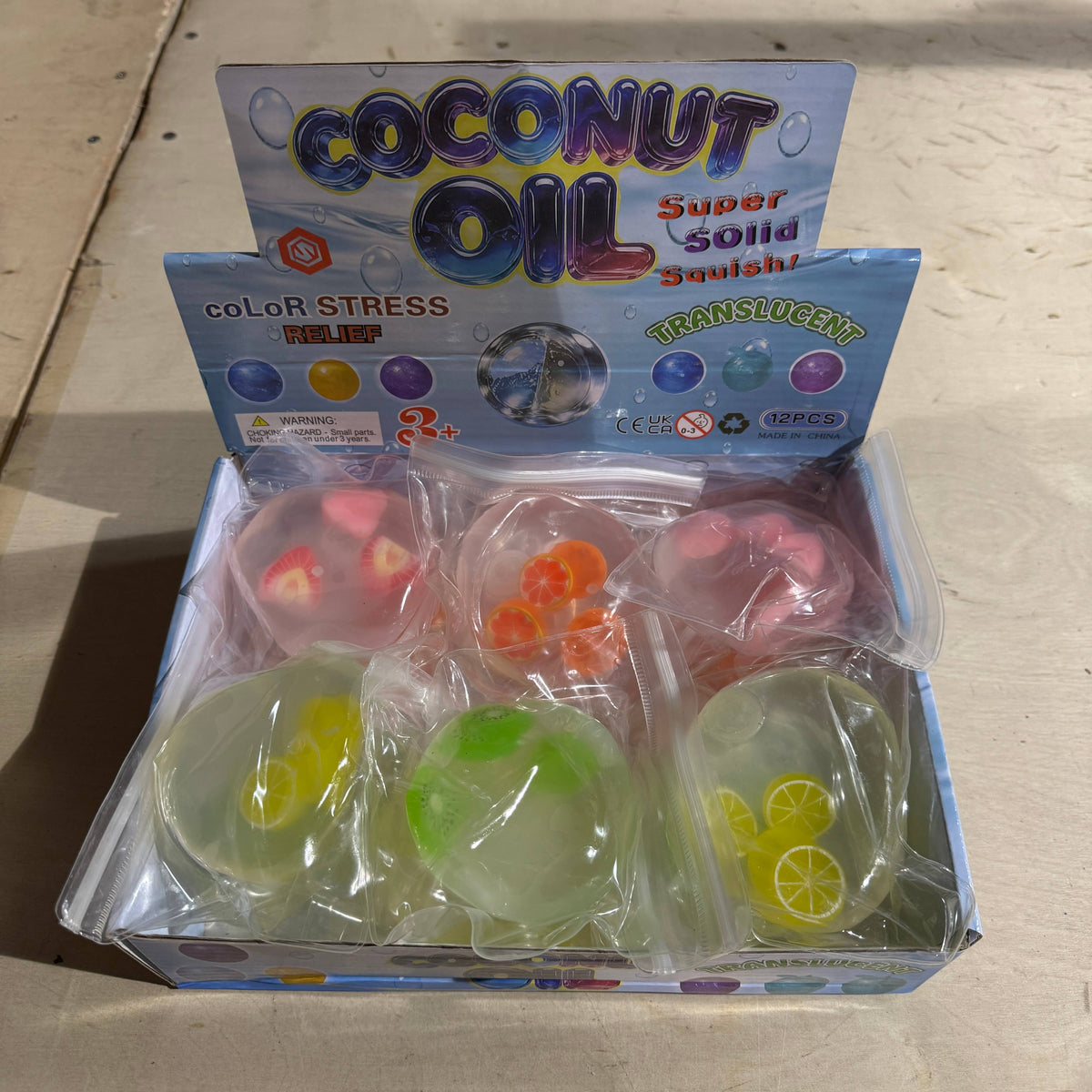 Coconut Oil Vaseline Mixed Fruit Round Ball