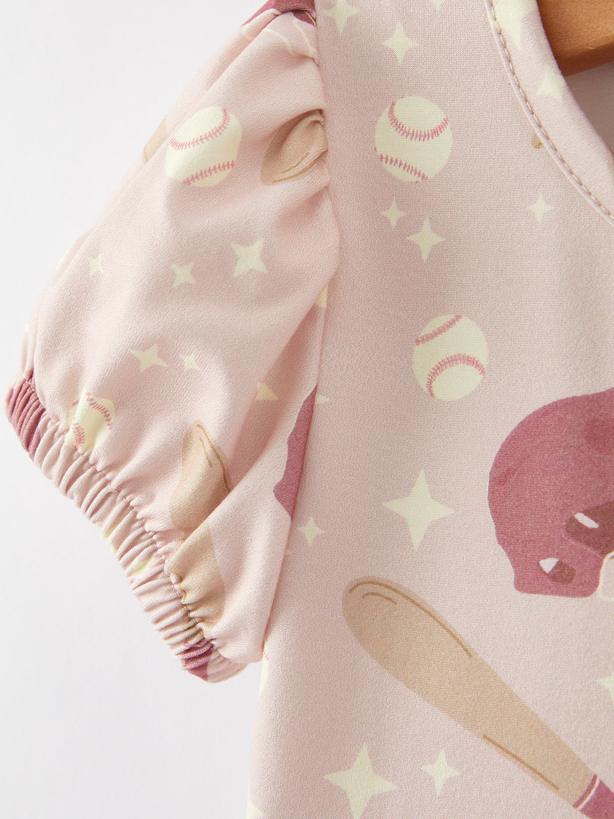 Baseball Light Pink Milk Silk Dress