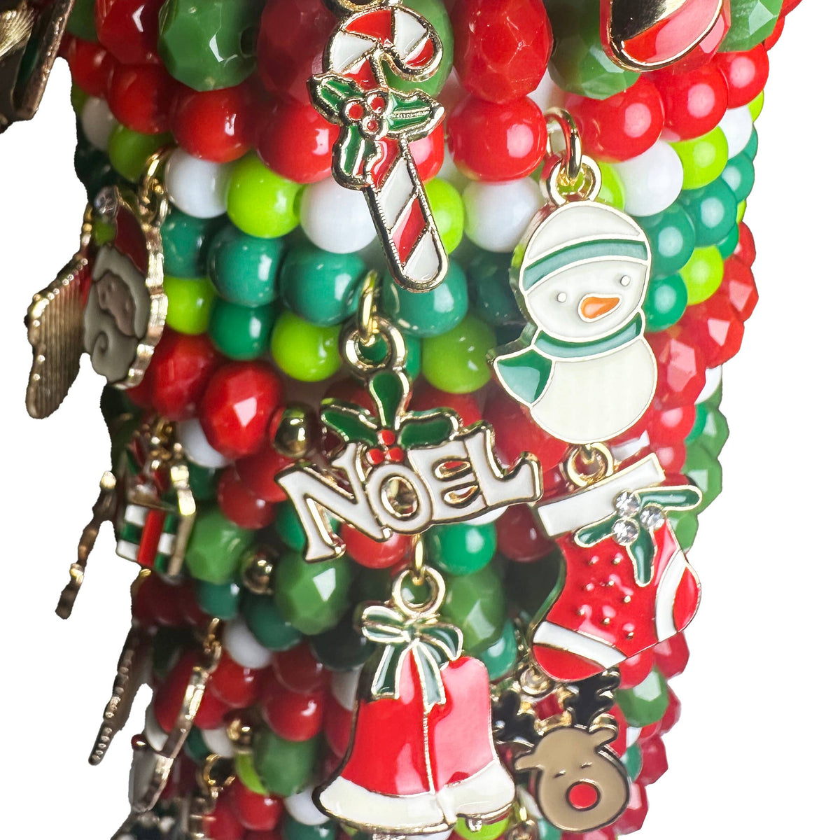 Holiday Fun Stretch Charm Bracelet Stack